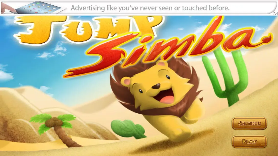 Capturas de tela do Jump Simba