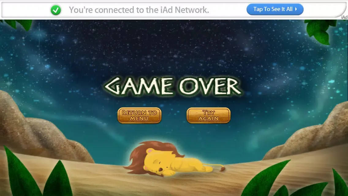 Capturas de tela do Jump Simba