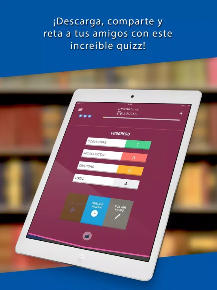 ภาพหน้าจอของ QuizPack de Historia: ¡Desafíos para aprender! iPad 