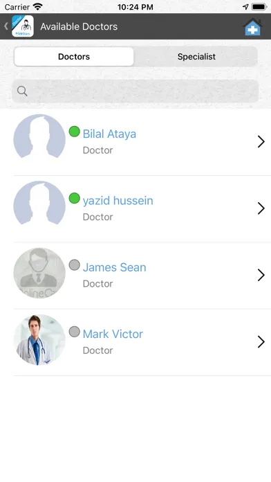 OnlineCare FiveStars Doc Screenshots