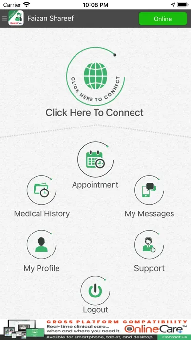 Zrzuty ekranu OnlineCare PK