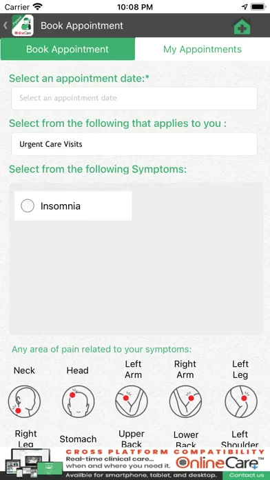 Zrzuty ekranu OnlineCare PK