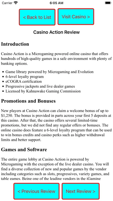 OCF - Online Casinos Finder應用截圖