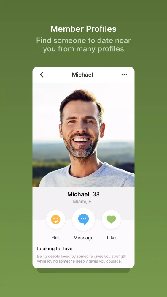 Screenshot di Meet Spiritual Singles App