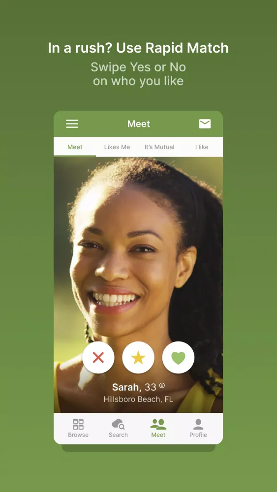 Screenshot di Meet Spiritual Singles App