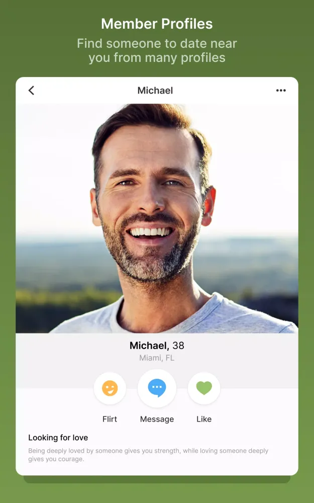 Screenshot di Meet Spiritual Singles App