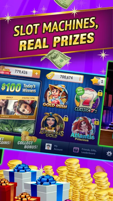 ภาพหน้าจอของ SpinToWin Slots & Sweepstakes
