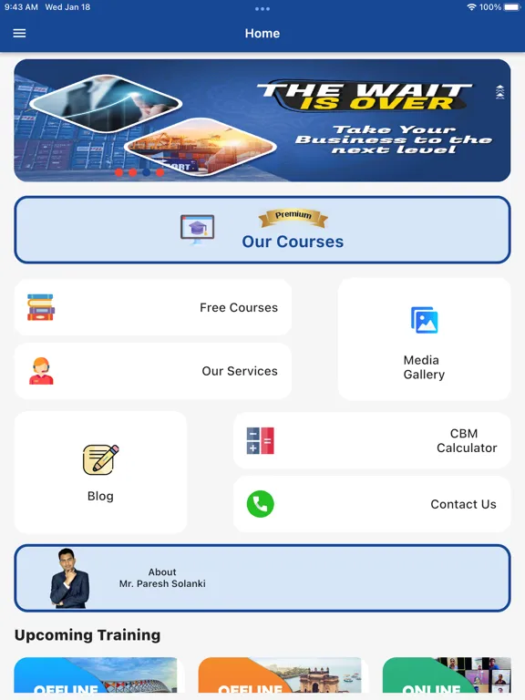 Zrzuty ekranu Online Exim Export Import App iPad 