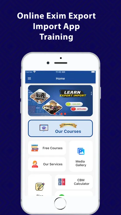 Zrzuty ekranu Online Exim Export Import App