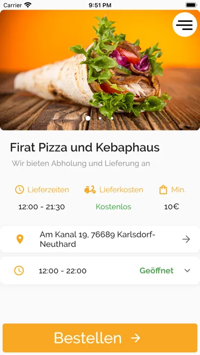 Firat Pizza und Kebaphaus應用截圖