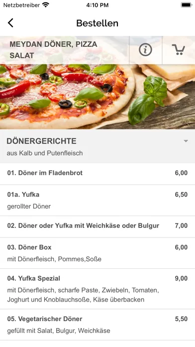 Meydan Döner und Pizza Ekran Görüntüleri