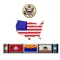 USA - States, Flags & Slogans
