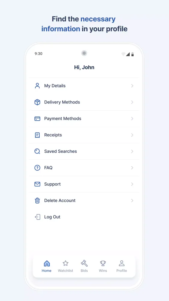 OLA Screenshots