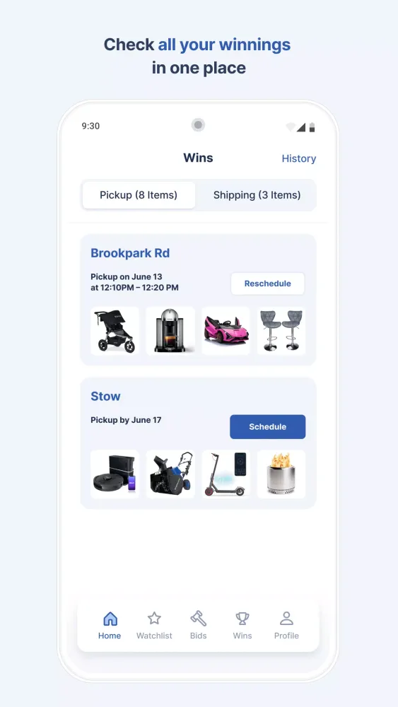 OLA Screenshots