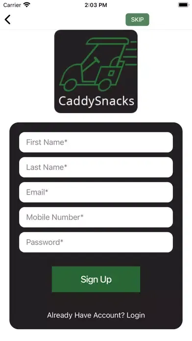 CaddySnacks स्क्रीनशॉट