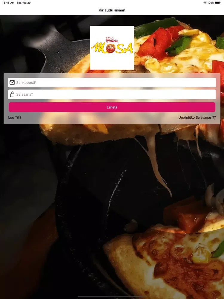 تصاویر Mosa Pizza iPad 