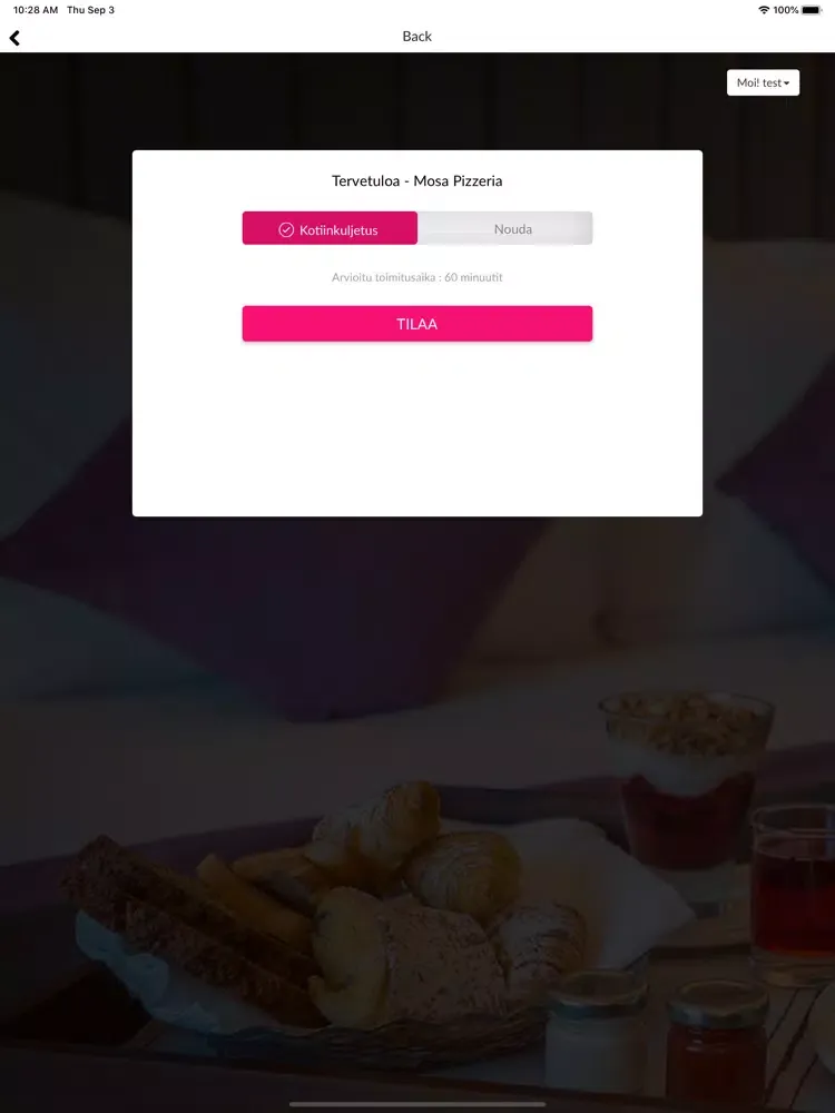 تصاویر Mosa Pizza iPad 