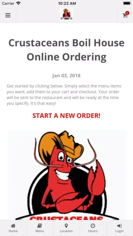 Crustaceans Boil House 스크린샷