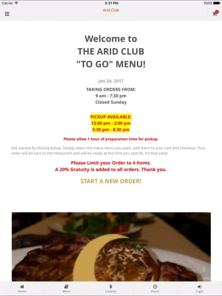 Captures d'écran de Arid Club To Go iPad 