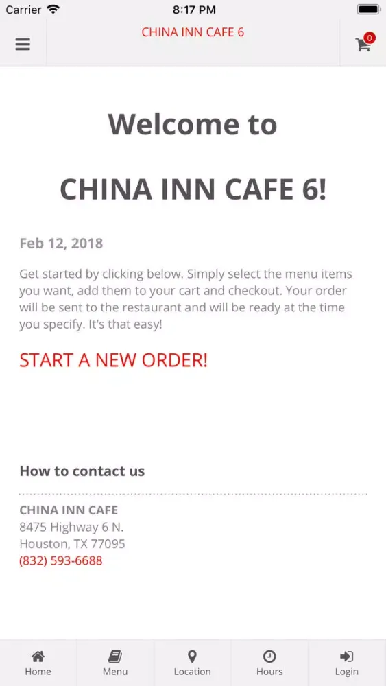 China Inn Cafe 6 App Orders Ekran Görüntüleri