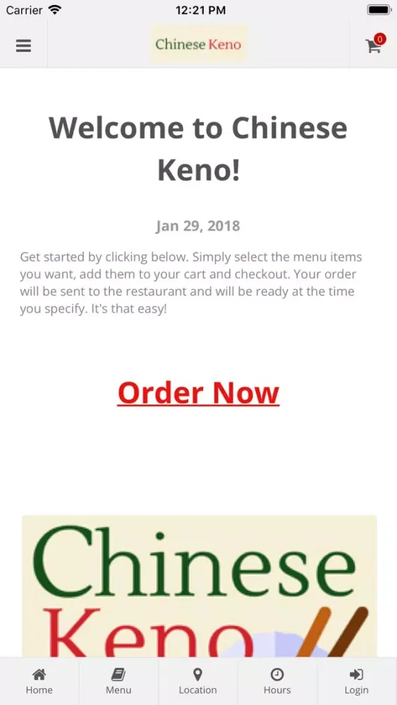 Captures d'écran de Chinese Keno Online Ordering