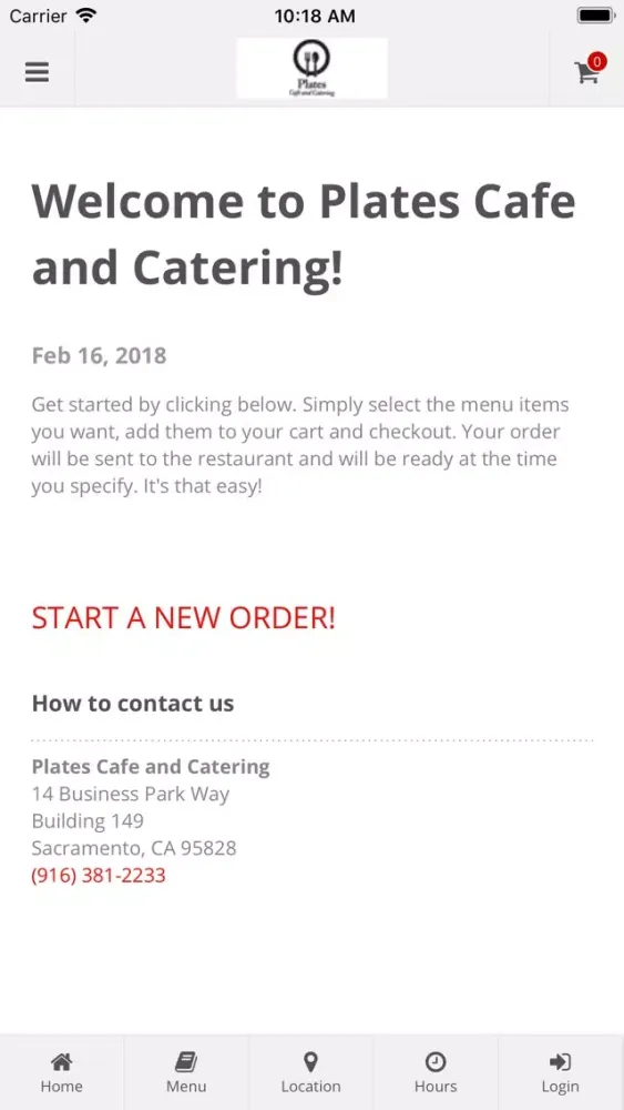 Plates Cafe and Catering應用截圖