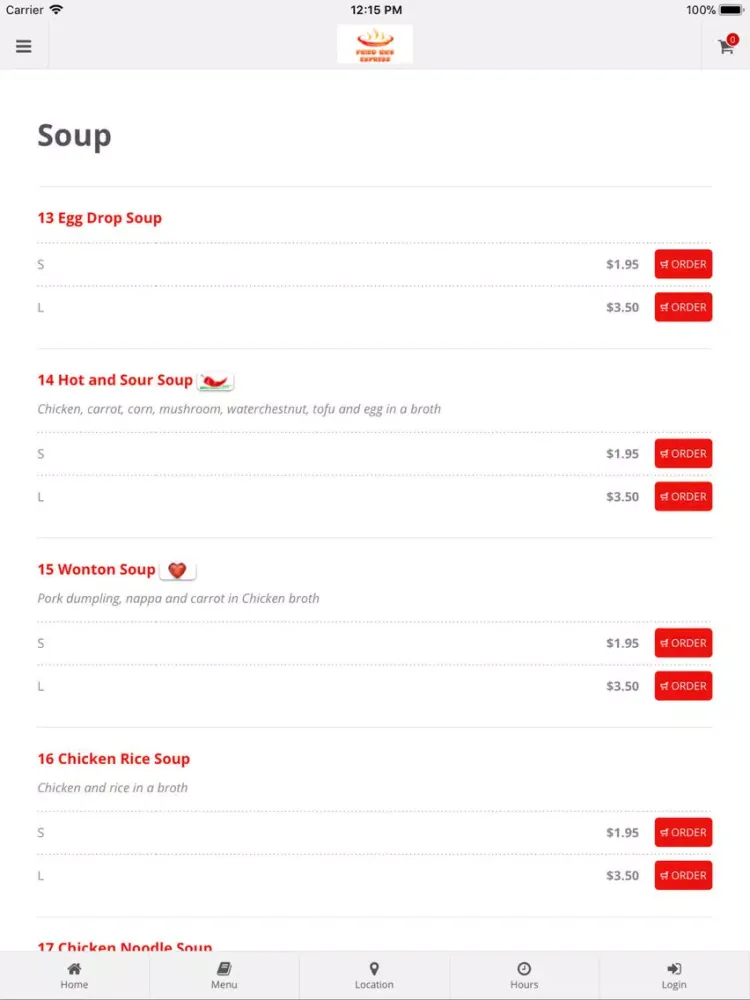 Скриншоты Fried Rice Express Chicago iPad 