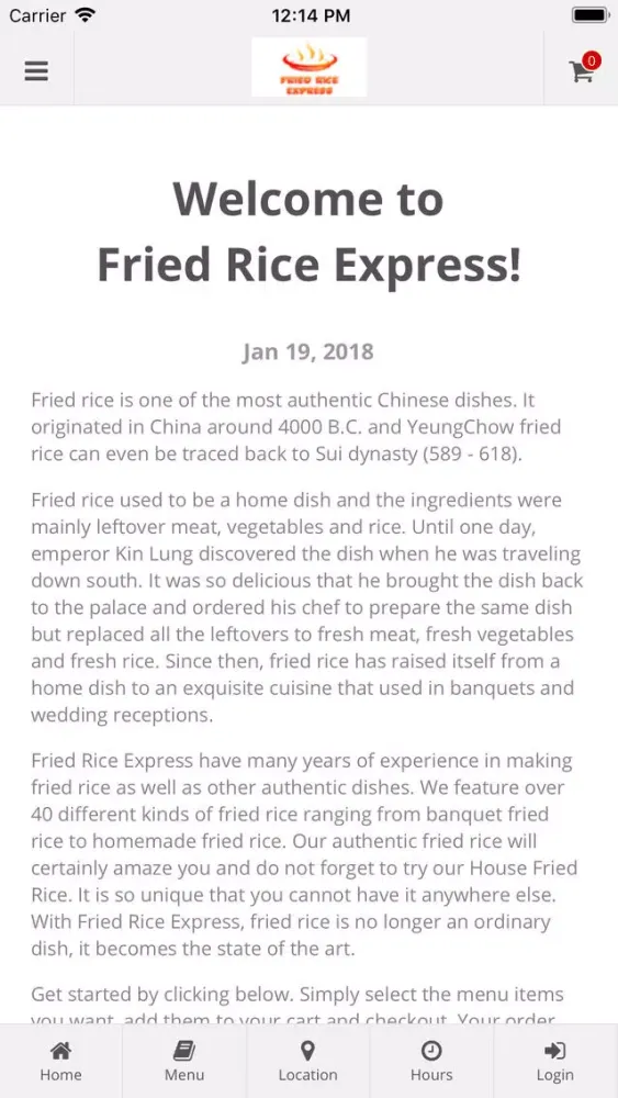Скриншоты Fried Rice Express Chicago