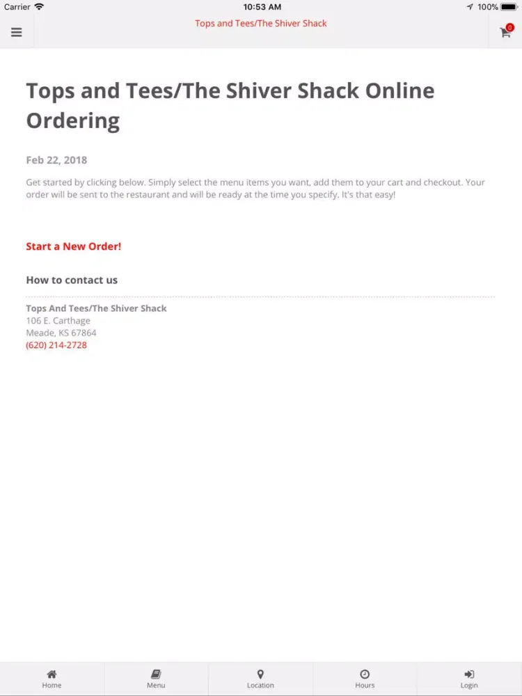 Tops and Tees&The Shiver Shack iPad  سکرین شاٹس