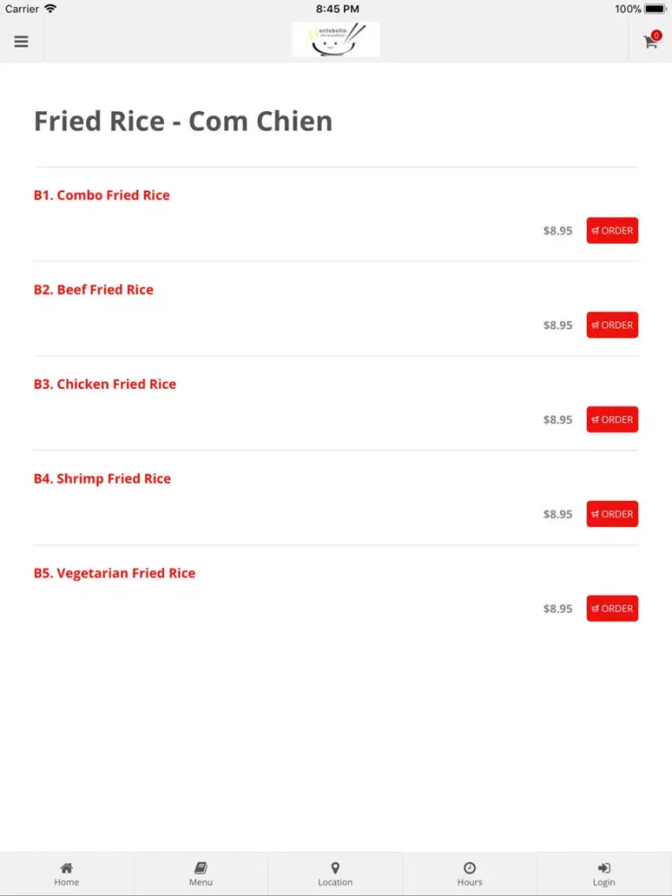 Montebello Pho & Sandwich iPad  Screenshots