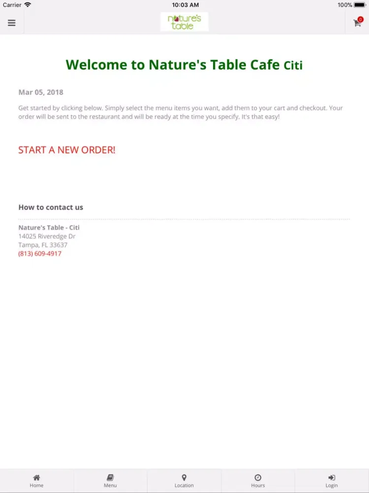 Nature's Table - Citi iPad  スクリーンショット