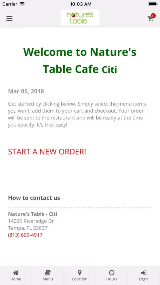 Nature's Table - Citi スクリーンショット