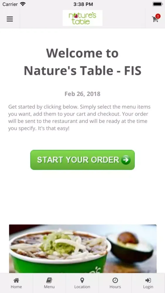ภาพหน้าจอของ Nature's Table FIS Maitland
