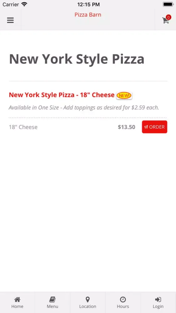 Pizza Barn Elkland应用截图