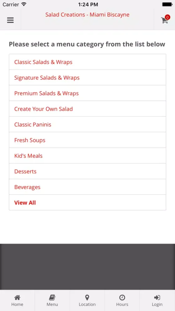 Salad Creations Online Ordering স্ক্রিনশট