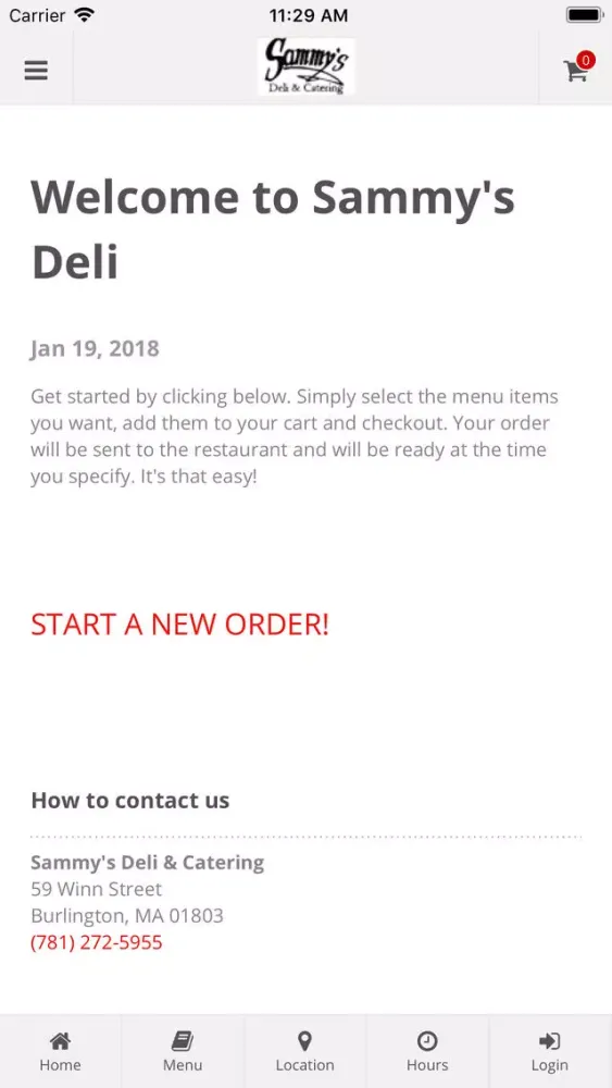 Captures d'écran de Sammy's Deli & Catering