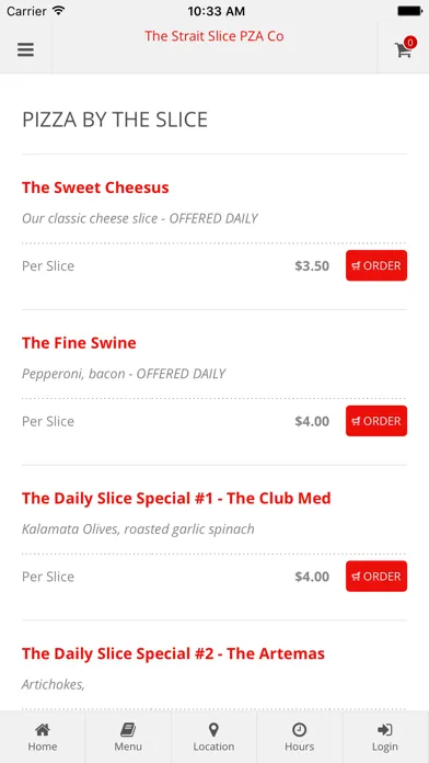 The Strait Slice Pizza Co 스크린샷