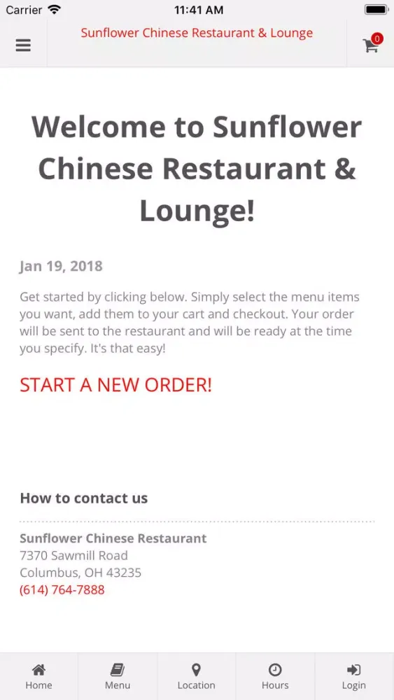 Captures d'écran de Sunflower Chinese Restaurant