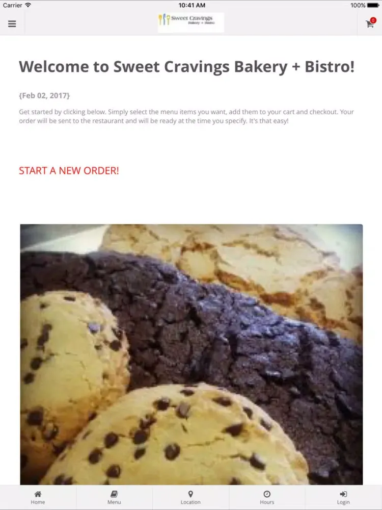 Capturas de pantalla de Sweet Cravings Bakery + Bistro iPad 