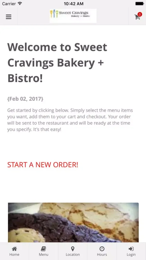 Capturas de pantalla de Sweet Cravings Bakery + Bistro