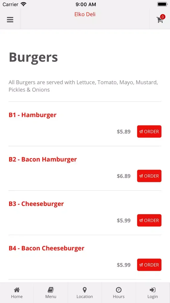 Elko Deli Online Ordering سکرین شاٹس