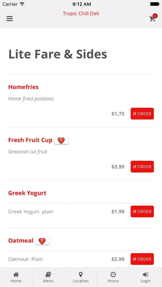 Скриншоты Tropic Chill Deli App Orders
