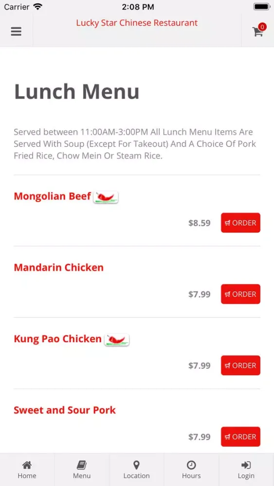 Lucky Star Chinese Restaurant Screenshots
