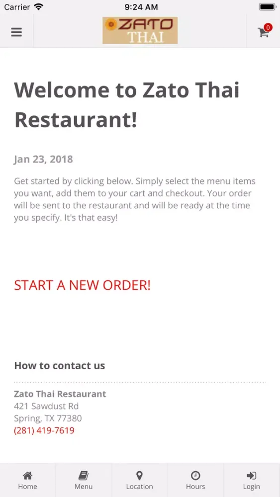 Zato Thai Restaurant Screenshots