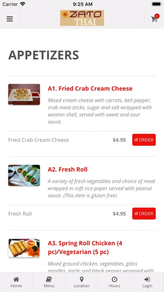 Zato Thai Restaurant Screenshots