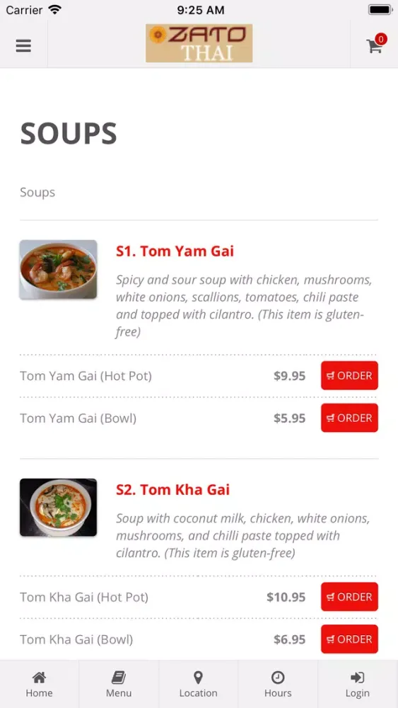 Zato Thai Restaurant Screenshots