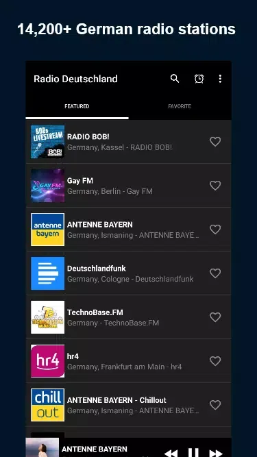 Скриншоты DAB+, AM & FM Radio Germany
