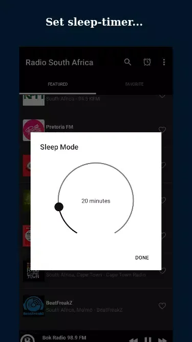 Radio South Africa: FM Radio Screenshots