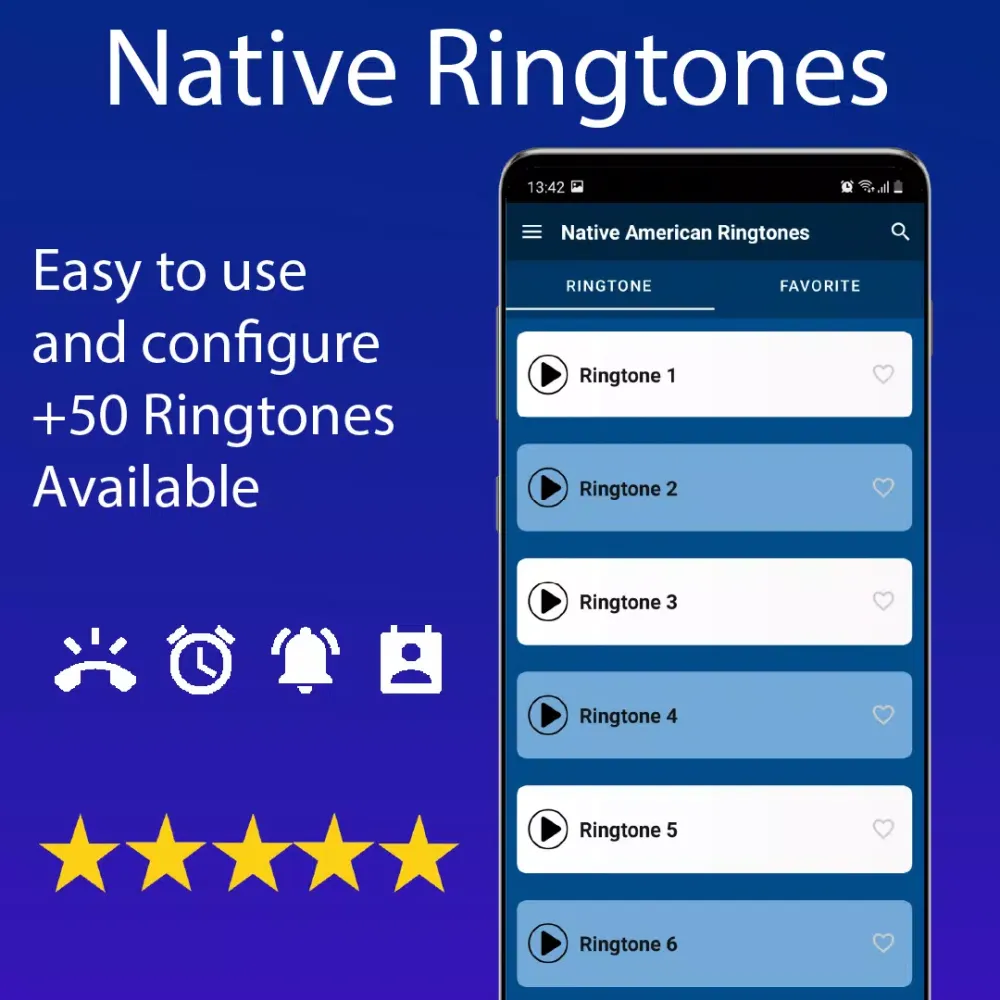 Tangkapan skrin Native American Ringtones