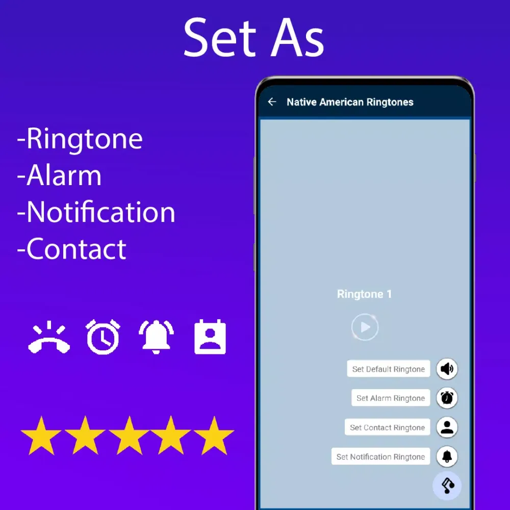 Tangkapan skrin Native American Ringtones